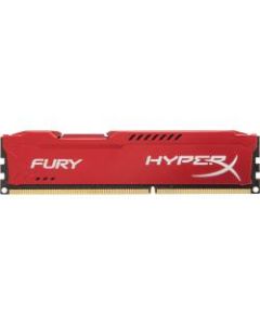 Kingston HyperX Fury 8GB DDR3 SDRAM Memory Module - For Desktop PC - 8 GB (1 x 8 GB) - DDR3-1600/PC3-12800 DDR3 SDRAM - CL10 - 1.50 V - Non-ECC - Unbuffered - 240-pin - DIMM