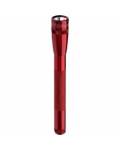 Mag Mini Flashlight with Holster - LED - 3W - AA - Aluminum - Red