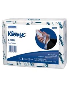 Kleenex Professional Embossed 1-Ply Paper Towels, 150 Per Pack, Case Of 4 Packs