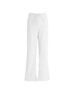 Medline ComfortEase Ladies Modern-Fit Cargo Scrub Pants, Large, White