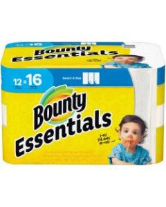 Bounty Select-A-Size 2-Ply Paper Towels, 83 Sheets Per Roll, Pack Of 12 Rolls