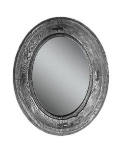 PTM Images Framed Mirror, Villa I, 22 1/8inH x 18 1/8inW, Stone Gray