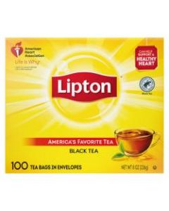 Lipton Tea Bags, Box Of 100