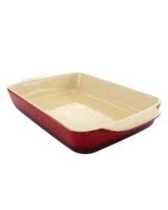 Crock-Pot Artisan 5.6-Quart Stoneware Pan, Red