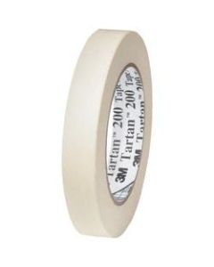 3M Tartan 200 Masking Tape, 3in Core, 0.75in x 60 Yd., Natural, Case Of 12