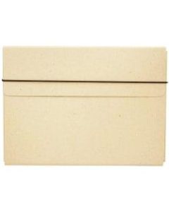 JAM Paper Strong Kraft Portfolio With Elastic Closure, 9 1/4in x 12 1/2in, Natural Kraft