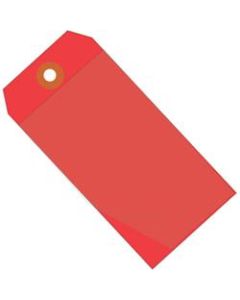 Office Depot Brand Self-Laminating Tags, 6 1/4in x 3 1/8in, 95% Recycled, Red, Case Of 100