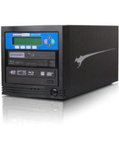 Kanguru 1-to-1 Blu-ray Duplicator - Standalone - BD-ROM, Blu-ray Writer - 12x BD-R, 12x BD-R, 6x BD-R, 6x BD-R, 16x DVD R, 16x DVD-R, 8x DVD R, 8x DVD-R, 48x CD-R - 2x BD-RE, 2x BD-RE, 2x BD-RE, 6x DVD-RW, 8x DVD RW, 24x CD-RW - USB, SATA, TAA Compliant