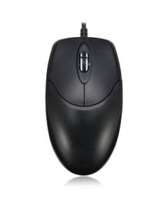 Adesso HC-3003PS PS/2 Optical Mouse, Black