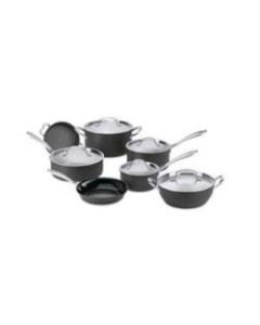 Cuisinart GreenGourmet 10-Piece Cookware Set, Gray