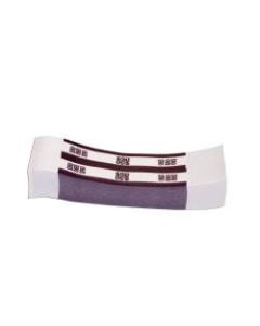Currency Straps, Deep Purple, $50.00, Pack Of 1,000