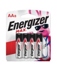 Energizer Max AA Alkaline Batteries, Pack Of 8