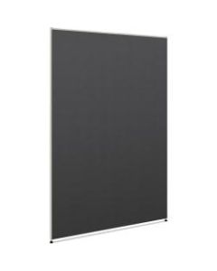 HON Verse Office Partition - 48in Width x 1.5in Depth x 72in Height - Metal - Graphite