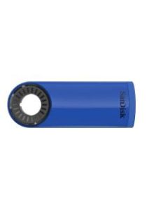 SanDisk Cruzer Dial USB 2.0 Flash Drive, 32GB, Blue