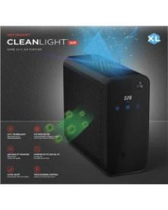 CleanLight Air XL Air Purifier With Air Quality Monitoring, Black