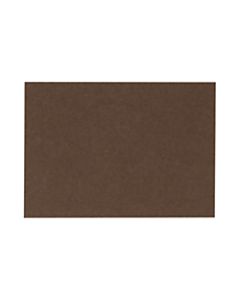 LUX Flat Cards, A6, 4 5/8in x 6 1/4in, Chocolate Brown, Pack Of 1,000
