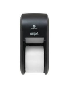 Compact by GP PRO 2-Roll Vertical Coreless High-Capacity Toilet Paper Dispenser, Black