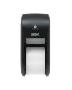 Compact by GP PRO 2-Roll Vertical Coreless High-Capacity Toilet Paper Dispenser, Black