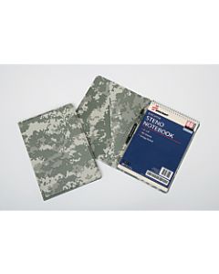 SKILCRAFT 30% Recycled Steno Pad Holder, 6in x 9in, Camouflage