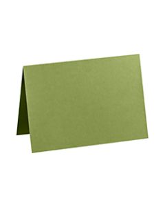 LUX Folded Cards, A9, 5 1/2in x 8 1/2in, Avocado Green, Pack Of 1,000