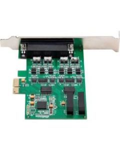 IO Crest PCI-Express Serial Card - PCI Express 2.0 x1 - 2 x DB-9 Male RS-232 Serial Via Cable - Plug-in Card