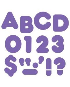 TREND Ready Letters, Casual Uppercase, 2in, Purple, Pack Of 142