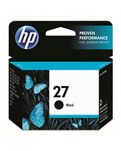 HP 27 Black Original Ink Cartridge, C8727AN