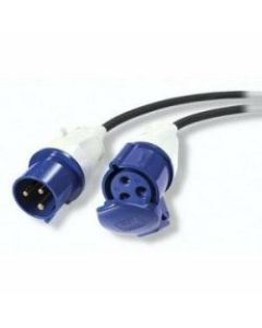 APC by Schneider Electric 3 Wire Power Extension Cable - 19.69 ft Cord Length