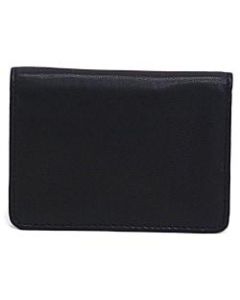 Samsonite Leather Business Card Holder, 4 1/16in x 3in x 1/2in, Black