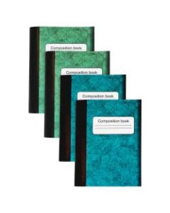 Sparco Composition Books - 80 Sheets - 4.3in x 3.3in - Multi-colored Cover - Sturdy Cover, Durable - 4 / Pack