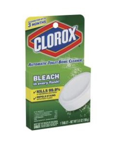 Clorox Ultra Clean Toilet Tablets Bleach - Concentrate Tablet - 3.50 oz (0.22 lb) - 12 / Carton - White