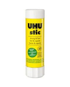 Saunders UHU stic Washable Glue Stick - 1.41 oz - 12 / Box - White