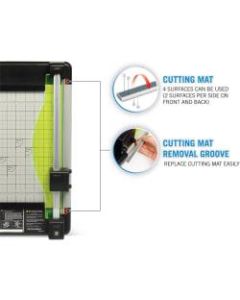 Carl DC-210 Heavy-Duty Rotary Paper Trimmer, 12in