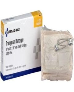 First Aid Only Triangular Sling Bandage, 40in x 40in x 56in, White
