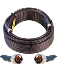 WilsonPro 100 ft. Wilson-400 Ultra Low-Loss Cable - 100 ft Coaxial Antenna Cable for Antenna - First End: 1 x N-Type Male Antenna - Second End: 1 x N-Type Male Antenna - Black