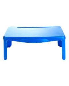 Mind Reader Lap Desk With Storage, 7-1/2inH x 17-1/2inW x 12inD, Blue