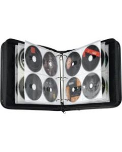 Case Logic Nylon CD/DVD Binder, 208 Capacity, black