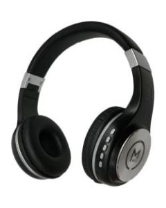 Morpheus 360 SERENITY Wireless Over-the-Ear Headphones, Hi-Fi Stereo, Wireless Headset with Microphone, HP5500B - Stereo - Mini-phone (3.5mm) - Wired/Wireless - Bluetooth - 32 Ohm - 20 Hz - 22 kHz - Over-the-head - Binaural - Circumaural - Black