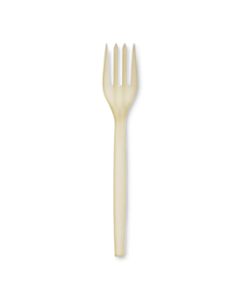 Eco-Products Plant Starch Forks, Cream, Pack Of 1,000