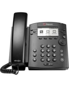 Poly VVX 300 IP Phone - 6 x Total Line - VoIP - Speakerphone - 2 x Network (RJ-45) - PoE Ports