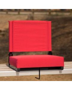 Flash Furniture Grandstand Comfort Seat, Red/Black