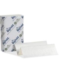 Pacific Blue Ultra Bigfold Premium Recycled Paper Towels by GP Pro - 1 Ply - 10.20in x 10.80in - White - Paper - Embossed, Absorbent, Interfolded, Unscented - For Hand - 220 Per Pack - 2200 / Carton