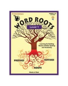 The Critical Thinking Co. Word Roots Level 1 Workbook, Grades 5-12
