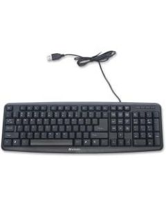 Verbatim Slimline USB 2.0 Keyboard, Black