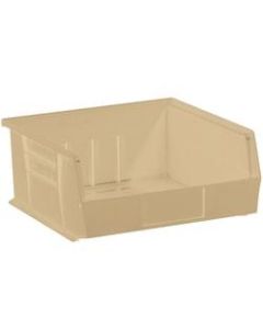 Office Depot Brand Plastic Stack & Hang Bin Storage Boxes, Medium Size, Ivory, Case Of 6