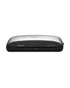 Fellowes Spectra 95 Laminator With Starter Kit, 9 1/2in Entry Width, 3inH x 14 1/2inW x 7inD, Silver/Black