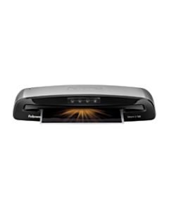 Fellowes Saturn 3i 125 12.5in Laminator With Pouch Starter Kit, 4 1/8inH x 20 7/8inW x 5 3/4inD, Silver/Black