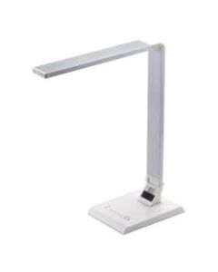 Bostitch Air Purifying Negative Ion LED Desk Lamp, 15-3/16inH, White