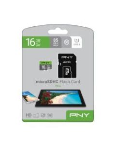 PNY 16GB Elite Class 10 U1 microSDHC Flash Memory Card, Pack Of 20