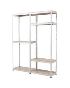 Baxton Studio Arne 7-Shelf Racking Organizer, White